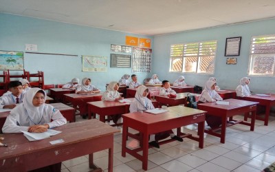 Hari Pertama Pelaksanaan Asesmen Sumatif Akhir Jenjang di SDN Bojongkopo Berjalan Lancar